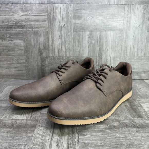 Dr. Scholl's Sync Lace Up Men's size 13 Brown Oxford Shoes - Picture 3 of 8